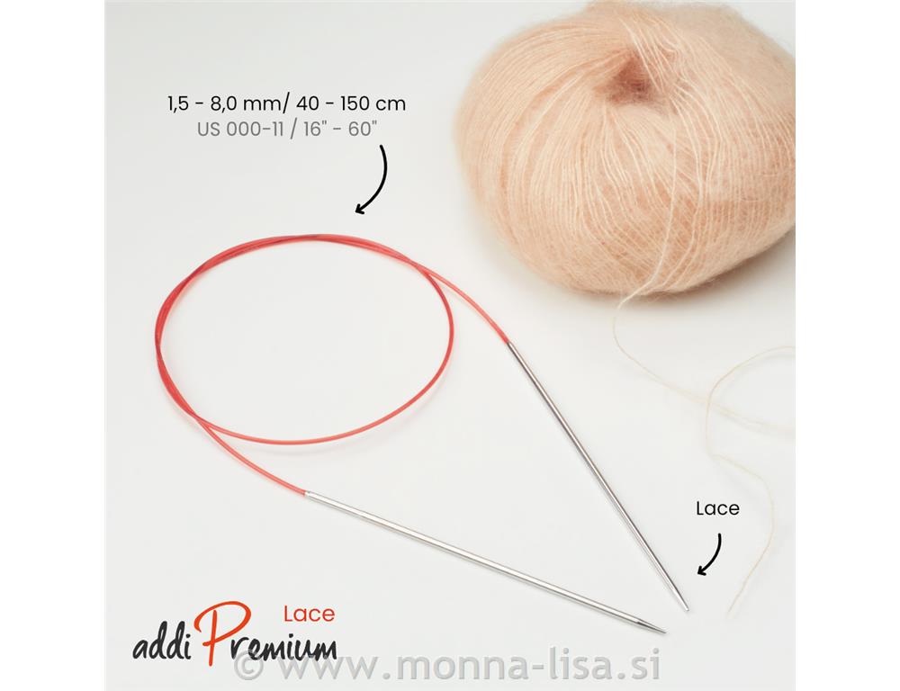 addi Premuim lace krožne pletilke