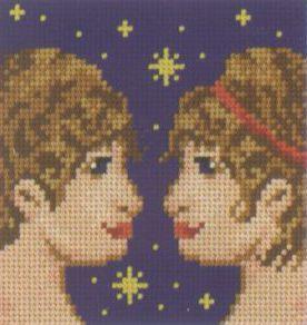 Gobelin s prejicami 15x15 cm