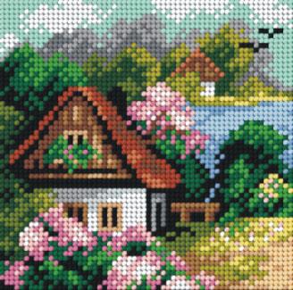 Gobelin s prejicami 15x15 cm