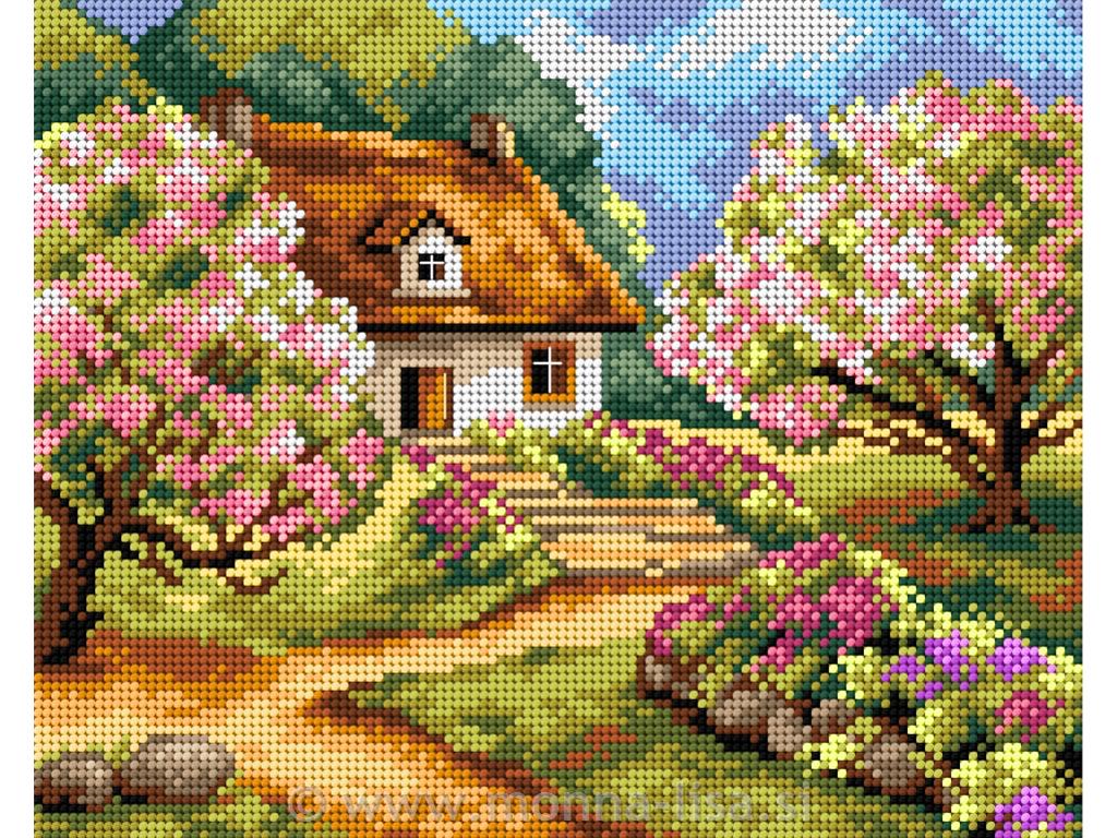 Gobelin s prejicami 24x30 cm