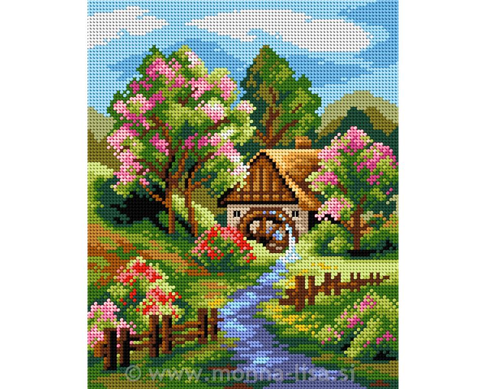 Gobelin s prejicami 24x30cm