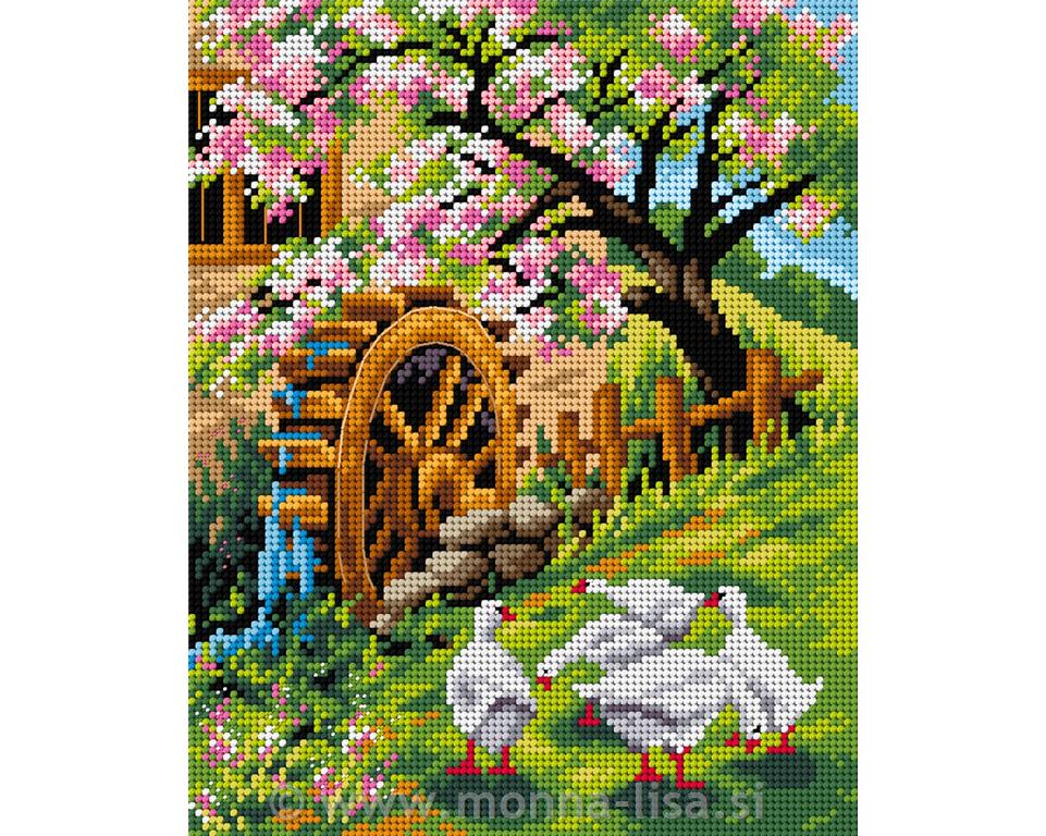 Gobelin s prejicami 24x30cm