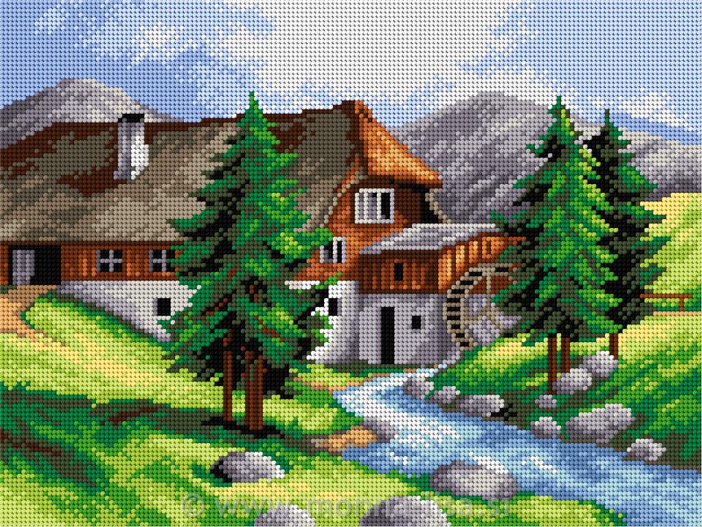 Gobelin s prejicami 30x40cm