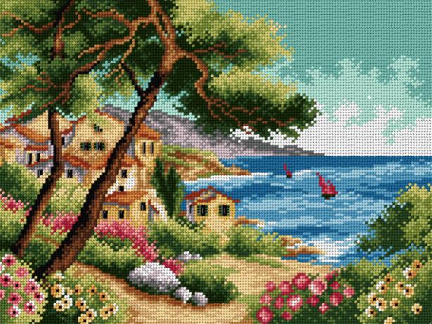 Gobelin s prejcami 30x40cm