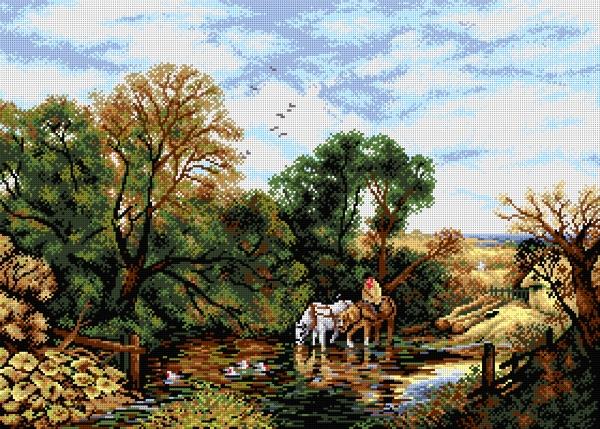 Gobelin s prejicami 50x70 cm