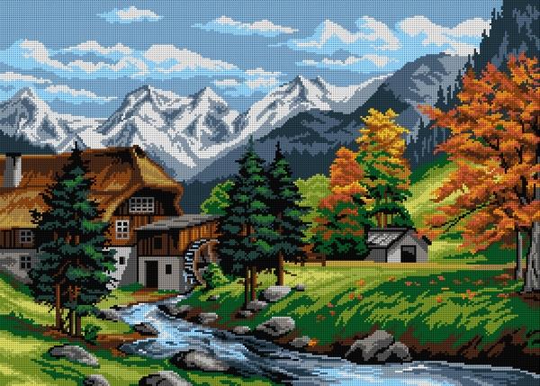 Gobelin s prejicami 50x70 cm