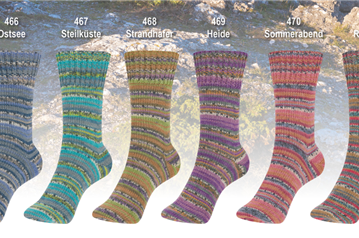Nove barve priljubljenih prej za nogavice
