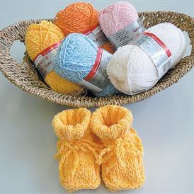 Navodila za copatke za dojenčka