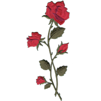 Našitek - vrtnica